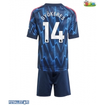 Arsenal Viktor Gyokeres #14 Bortedraktsett Barn 2025-26 Kortermet (+ Korte bukser)